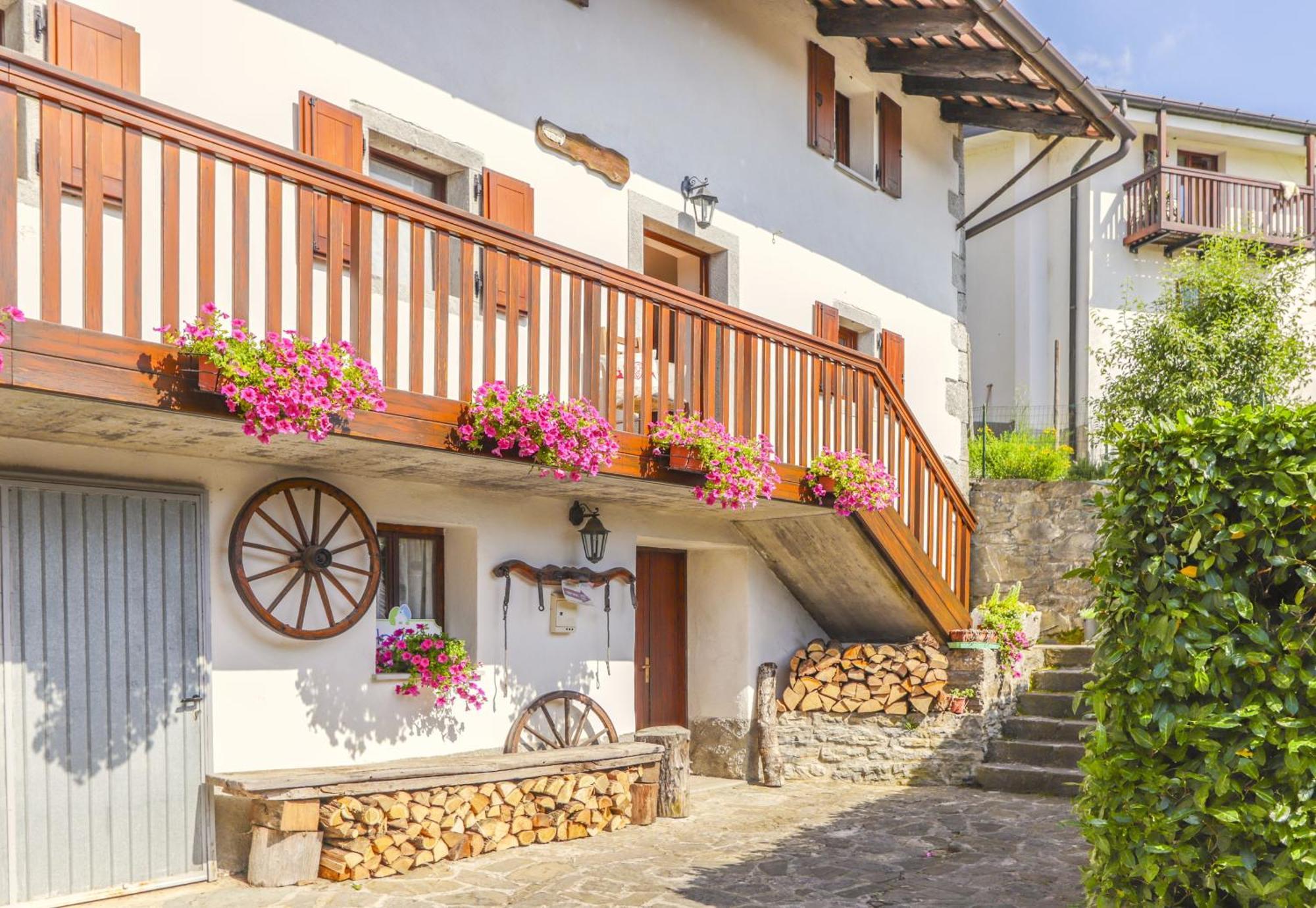 Casa Cebajova Poesia Villa Tribil di Sopra Exteriör bild